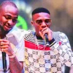 Davido and Wizkid on stage