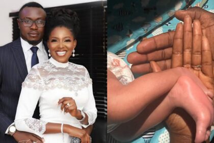 Biola Adebayo Welcomes First Child