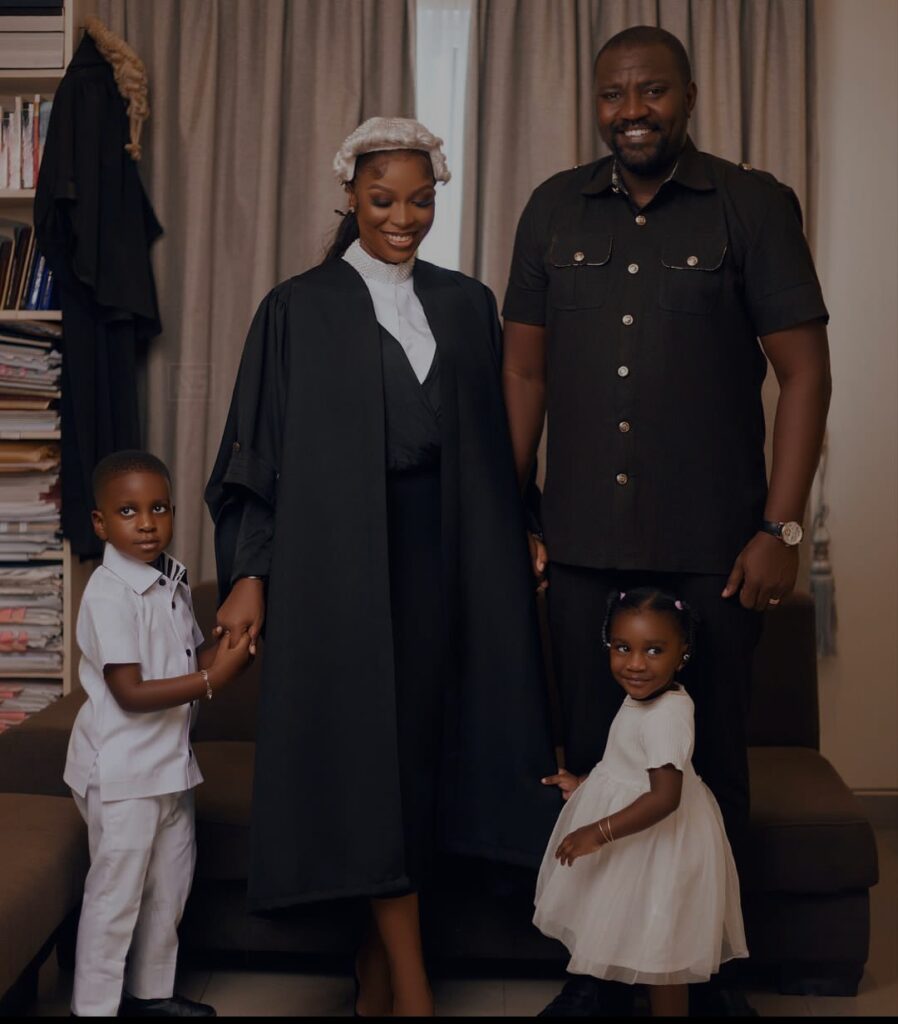 John Dumelo wife called to Ghana bar 