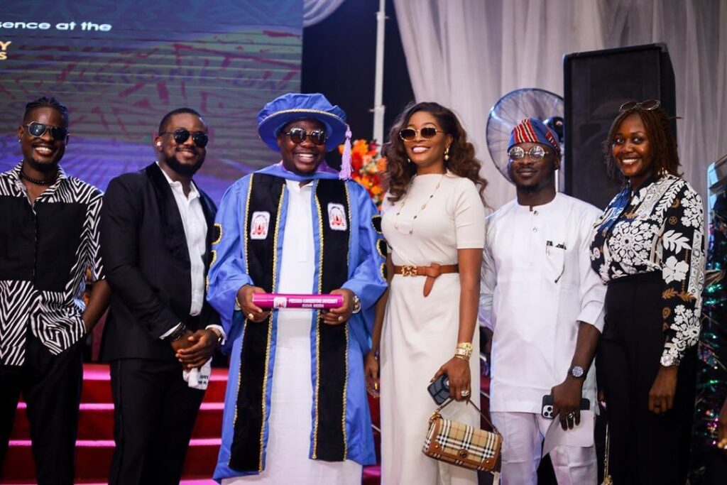 Mr Macaroni bags doctorate degree 