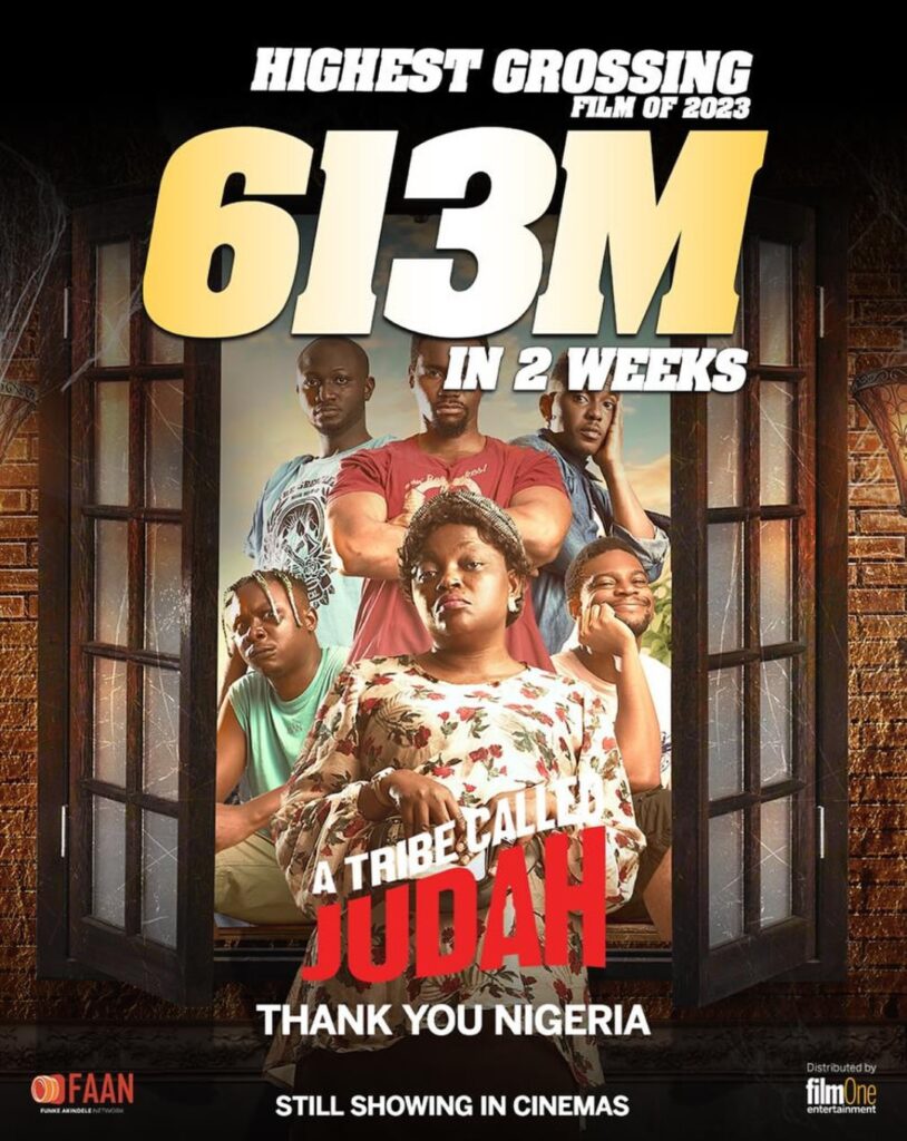 A Tribe Called Judah is no 3 of highest grossing Nollywood movies 