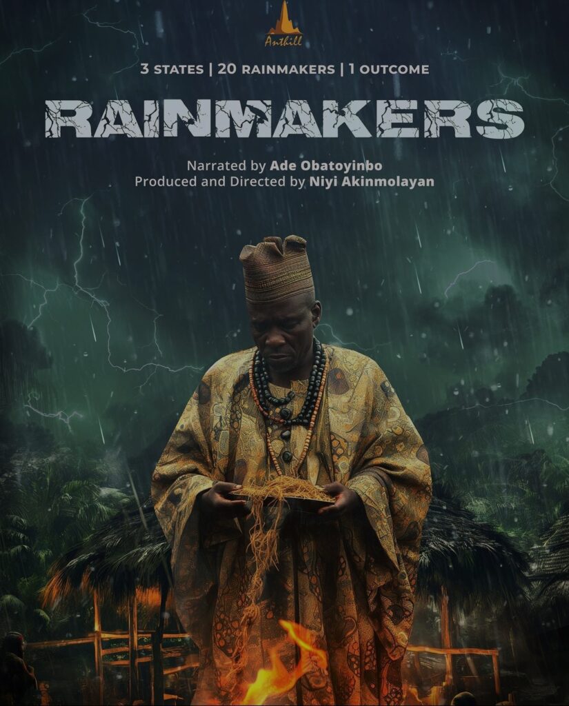 Niyi Akinmolayan sets RAINMAKERS release date
