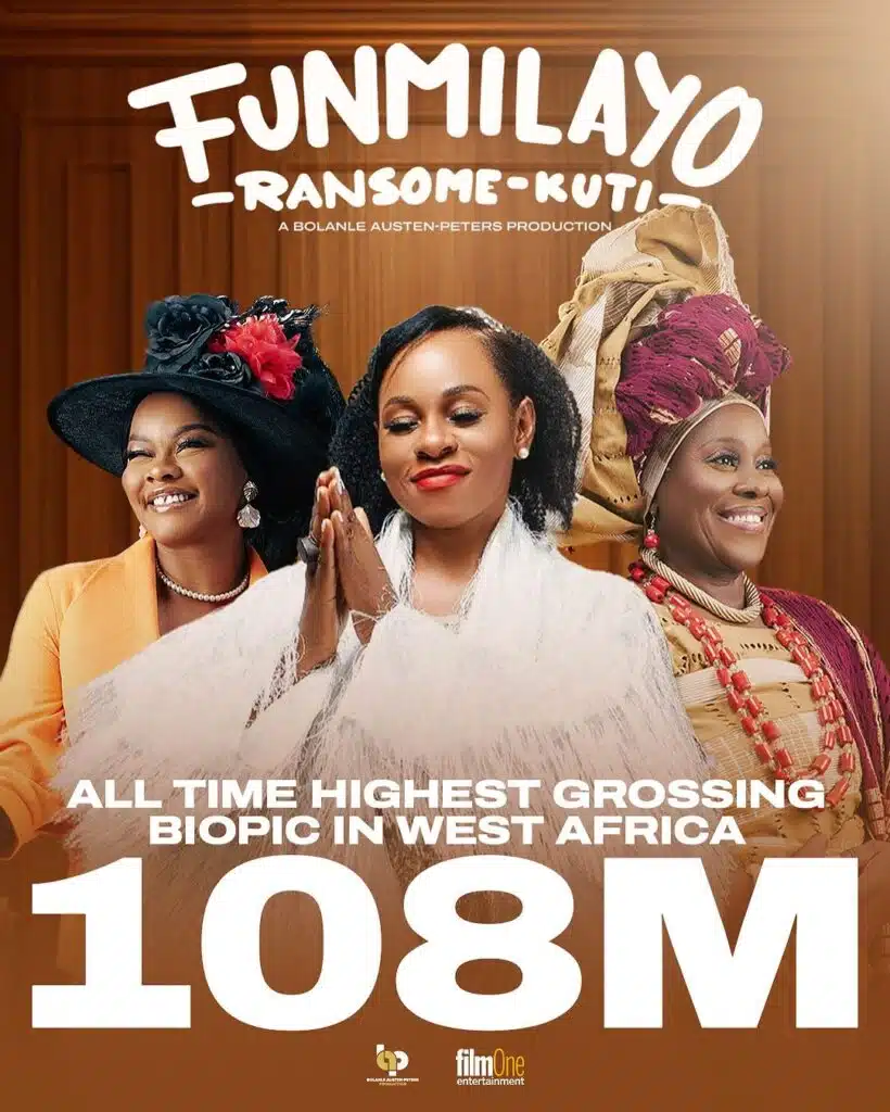 Funmilayo Ransome-Kuti is now the highest grossing biopic movie of 2024