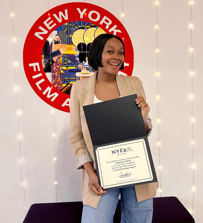 Tana Adelena bags diploma in filmmaking