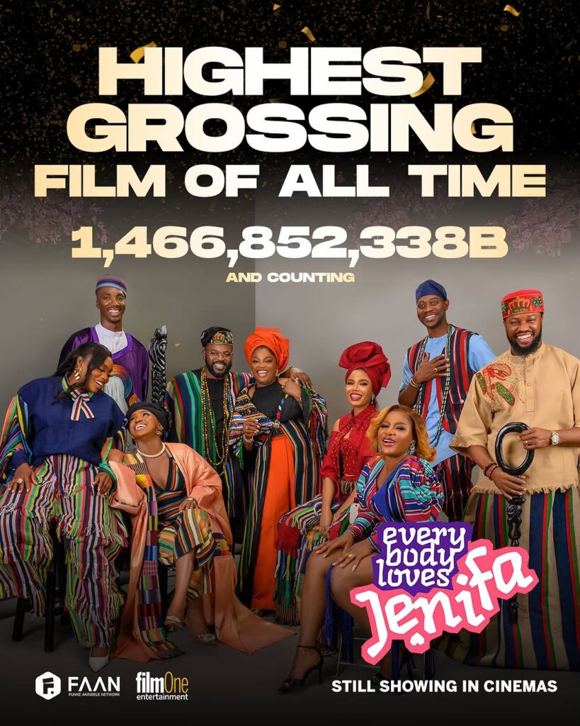 Everybody Loves Jenifa is highest grossing movie 