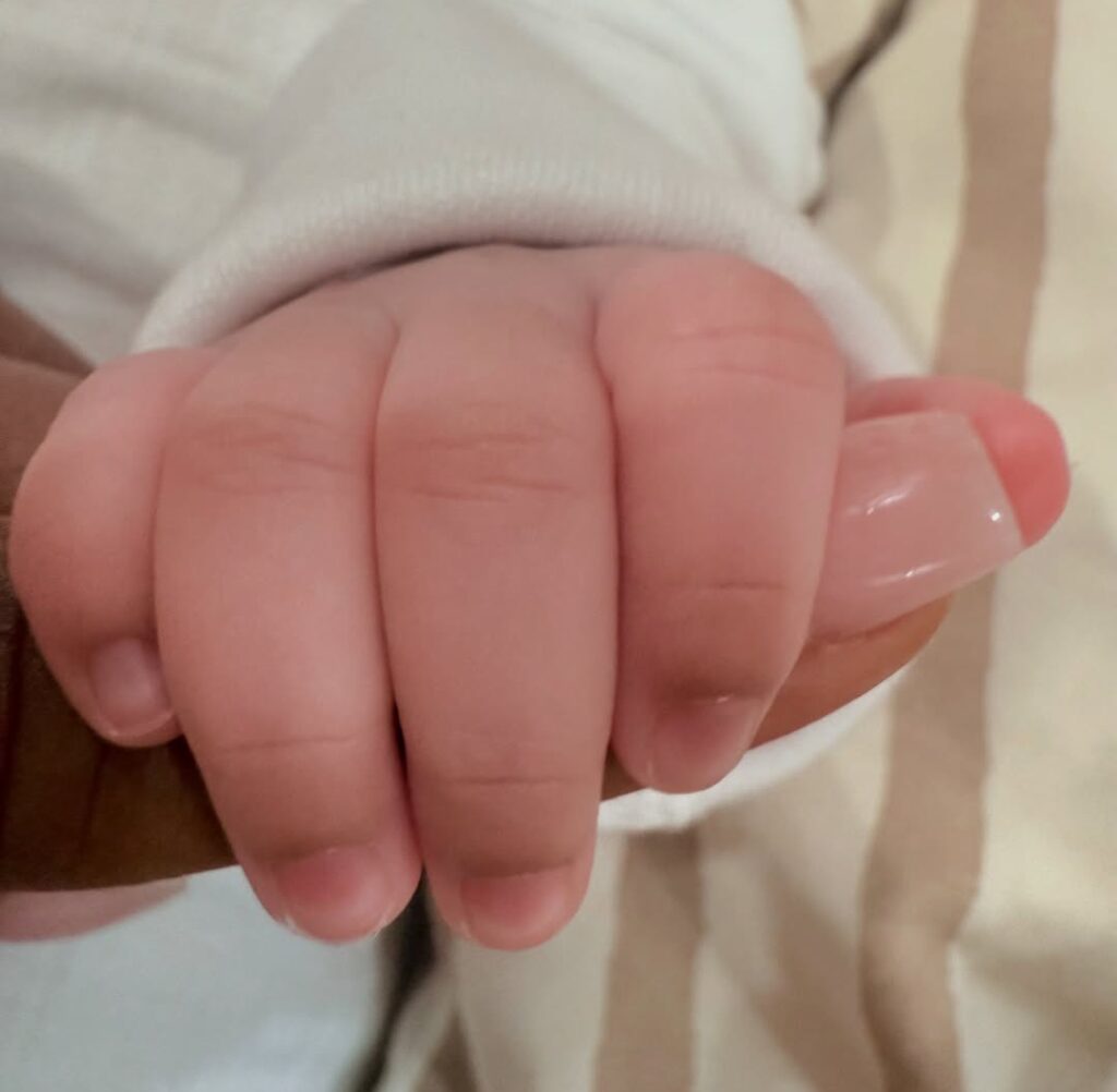 Toke Makinwa Welcomes First child 