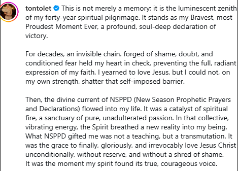 Actress Tonto Dikeh Shares Powerful Testimony of Healing and Freedom 12 Tonto Dikeh shares powerful testimony