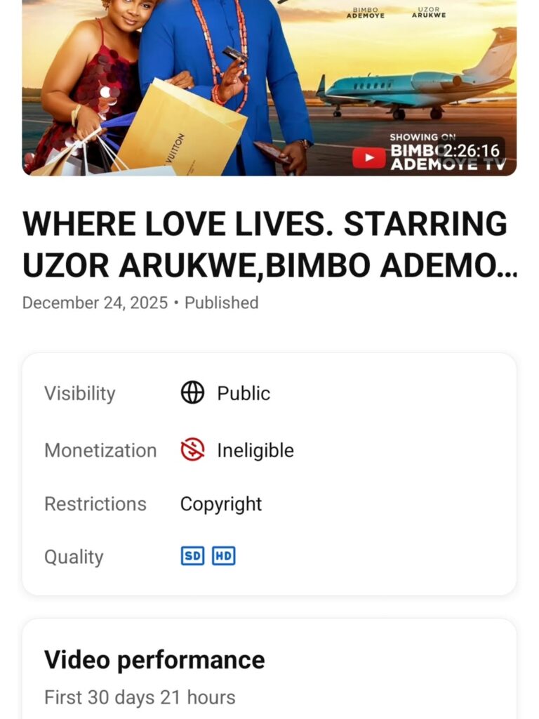 Bimbo Ademoye Warns Alleged Copyright Thief Over Soundtracks From Her Movie 12 bimbo14