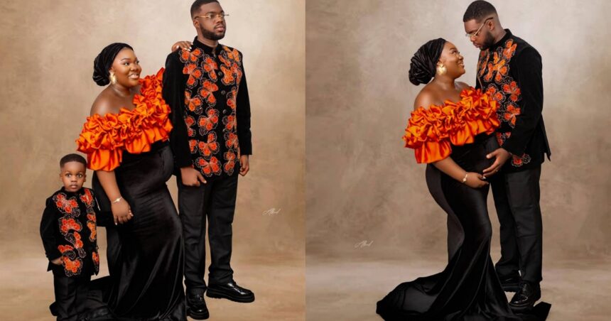 Cute Abiola Welcomes Second child