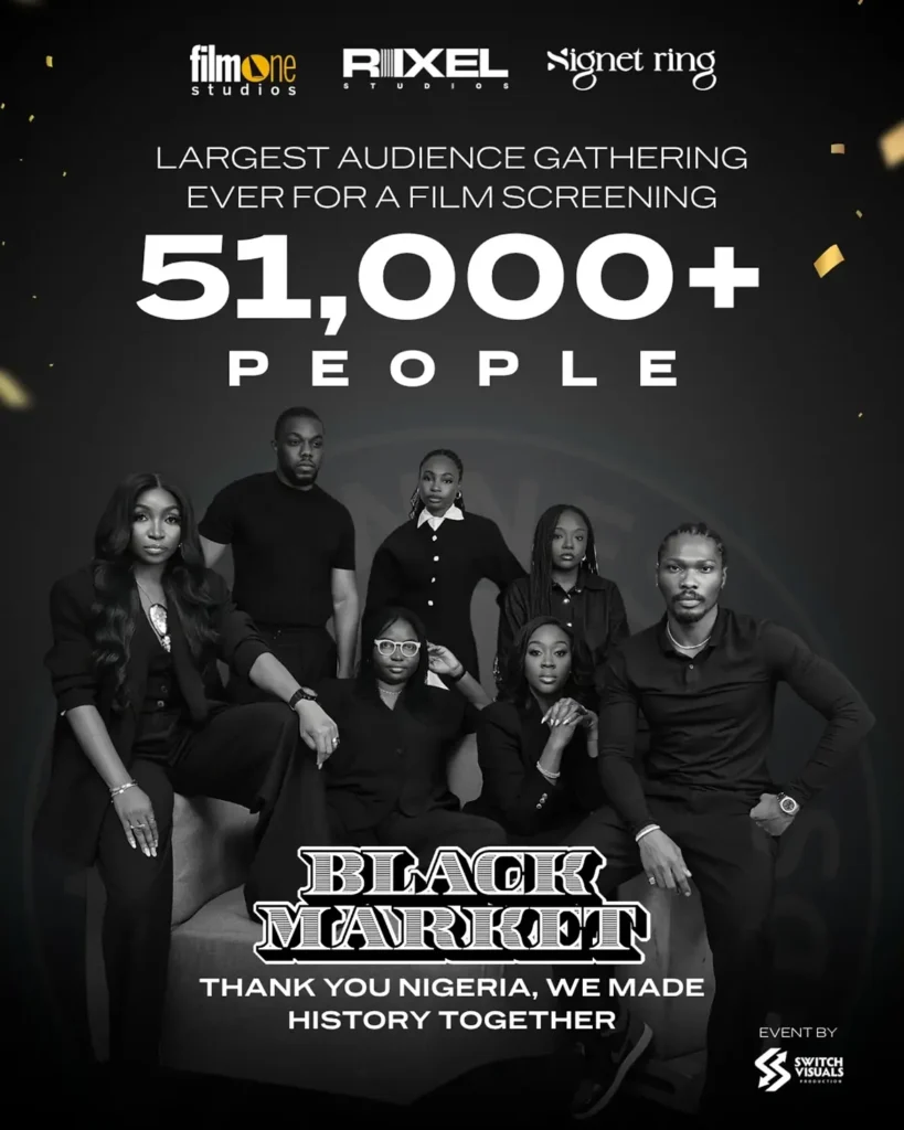 Black Market Breaks Guinness World Record With 51,000+ People at Screening 12 Black Market